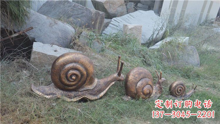 廊坊铜雕蜗牛