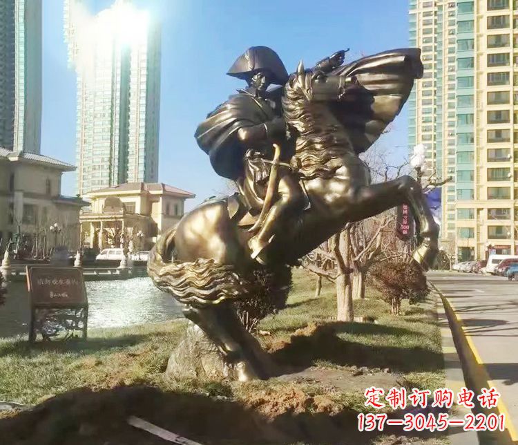 廊坊铜雕西方骑马雕塑人物