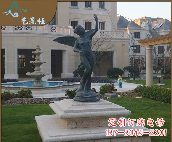 廊坊铜雕西方天使人物雕塑1
