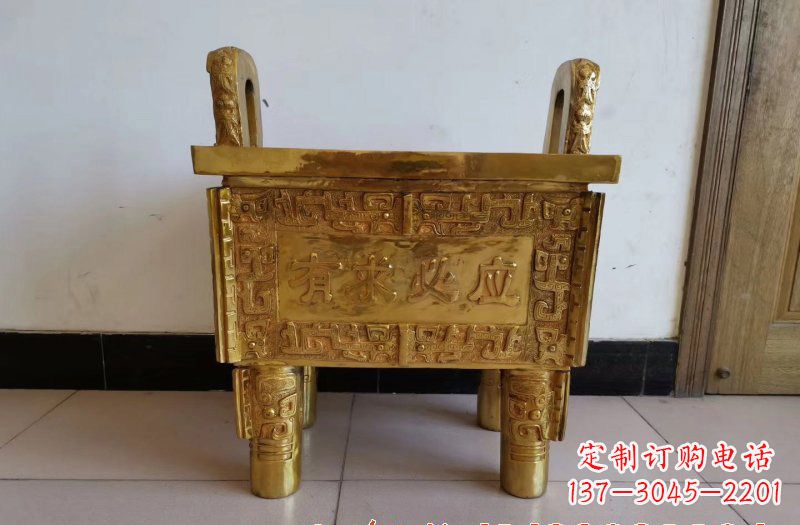 廊坊铜雕香炉雕塑
