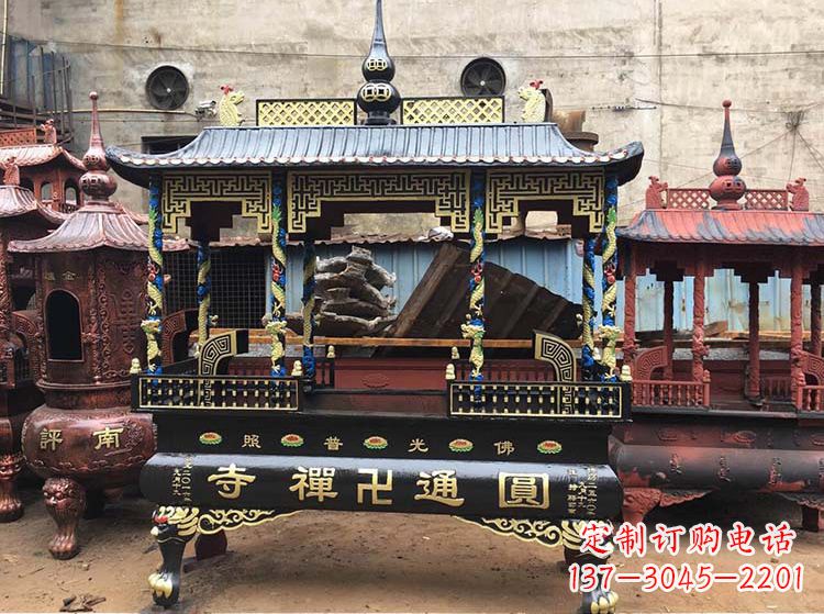 廊坊铜雕像铁香炉