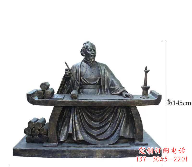 廊坊铜雕张仲景人物