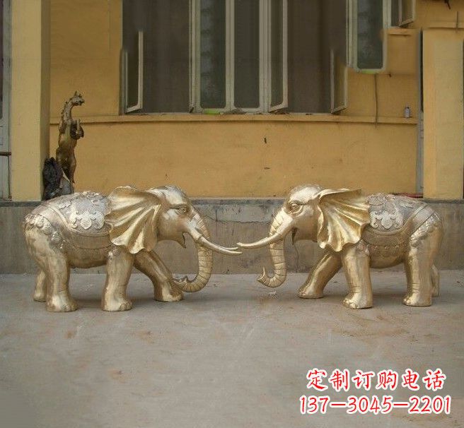 廊坊铜雕招财小象