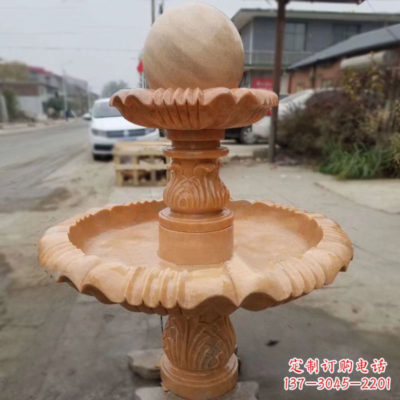 廊坊晚霞红风水球