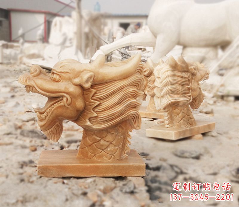 廊坊晚霞红喷水龙头雕塑