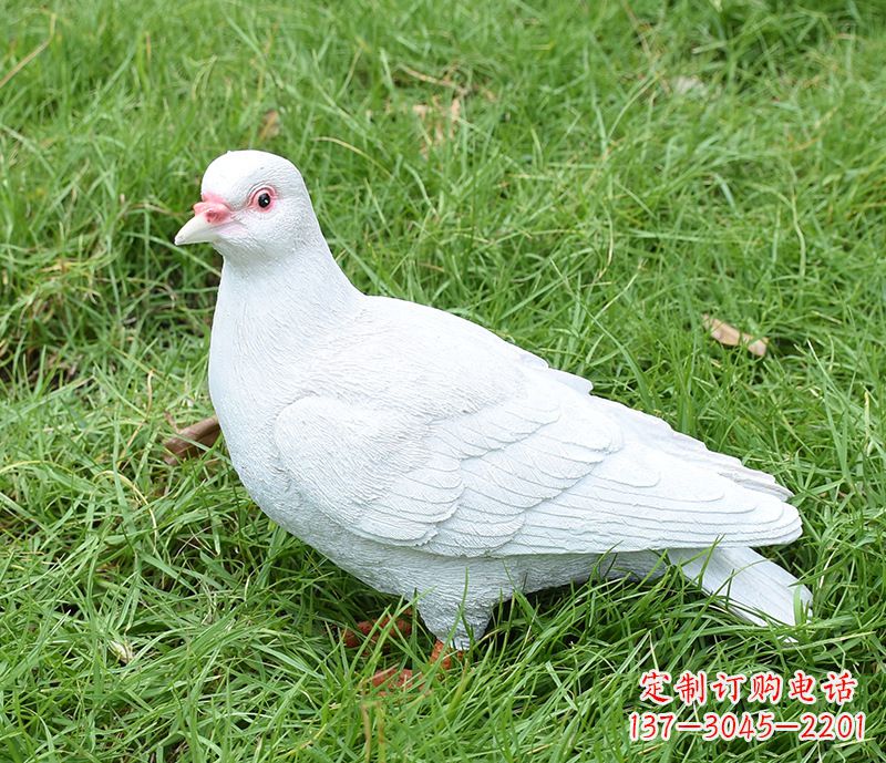 廊坊潍坊和平鸽雕塑女孩