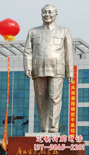 廊坊伟人邓小平铜雕像