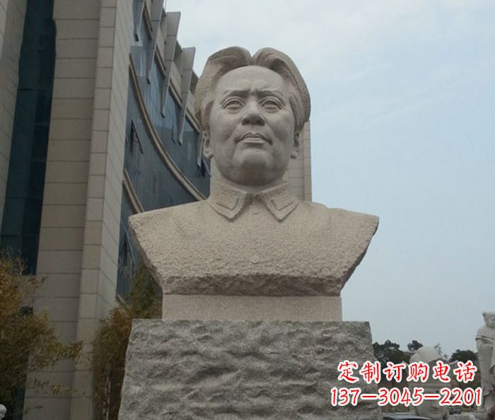 廊坊伟人毛泽东胸像石雕