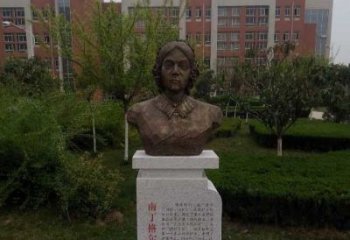 廊坊南丁格尔校园名人铜雕：精致细致的雕塑艺术
