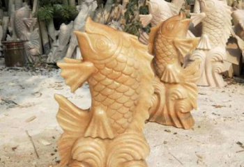 廊坊中领雕塑精美鲤鱼雕塑