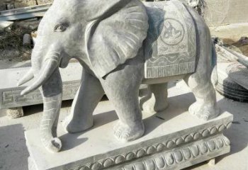 廊坊青石酒店专属大象雕塑