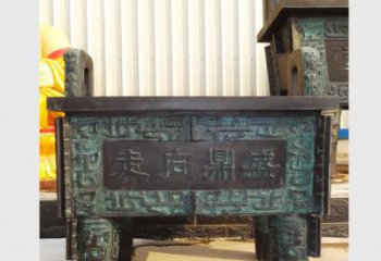 廊坊青铜香炉雕塑，传承中国文化