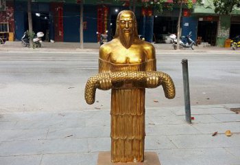 廊坊昆仑山神农雕塑像，传承古老艺术
