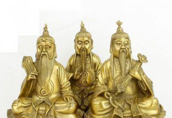 廊坊三清祖师神像铜雕，古典经典展现