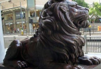 廊坊汇丰铜狮子雕塑，引领潮流，传承中国古典文化