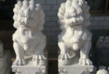 廊坊狮子门口石雕，工艺精湛品质卓越