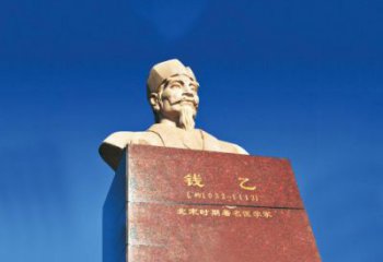 廊坊中领雕塑荣耀出品：十大名医之儿科之圣头像雕塑