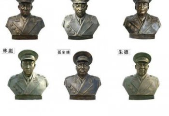 廊坊近代名人铜雕头像雕塑
