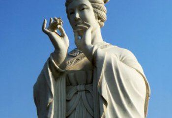 廊坊精美绝伦的古代美女雕像