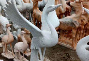廊坊丹顶鹤雕塑，令您汲取自然之美