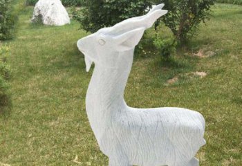 廊坊中领雕塑角度石雕动物羊雕塑