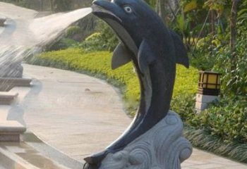 廊坊海豚雕塑：惊艳世间，把精灵捧在掌心