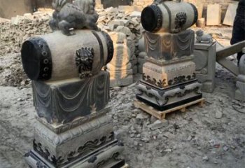 廊坊定制大象雕塑石雕门墩，传承中国古典文化