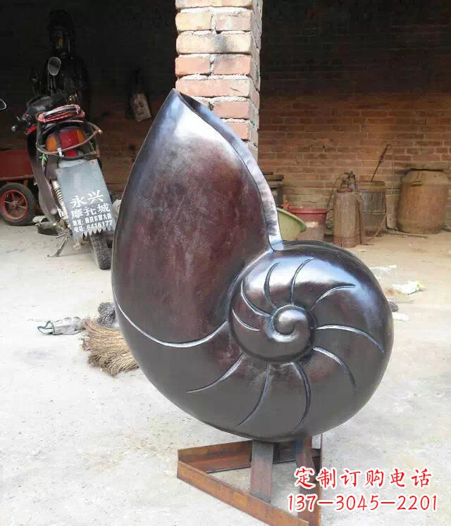 廊坊蜗牛公园景观动物铜雕