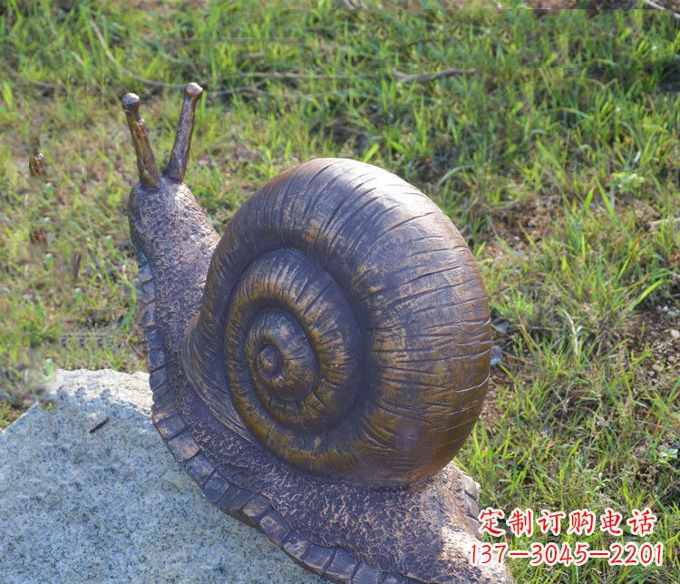 廊坊蜗牛铜雕