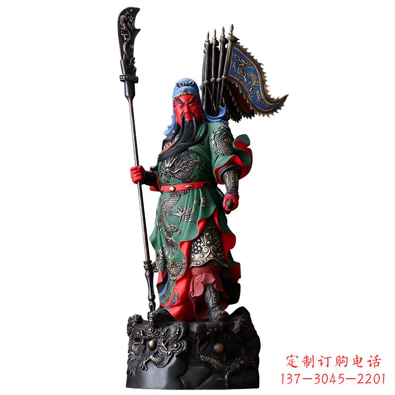 廊坊武财神关二爷雕塑