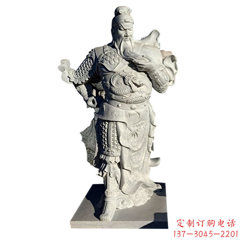 廊坊武财神关羽石雕