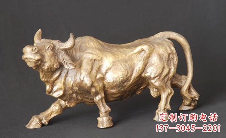 廊坊西班牙斗牛-鎏金牛