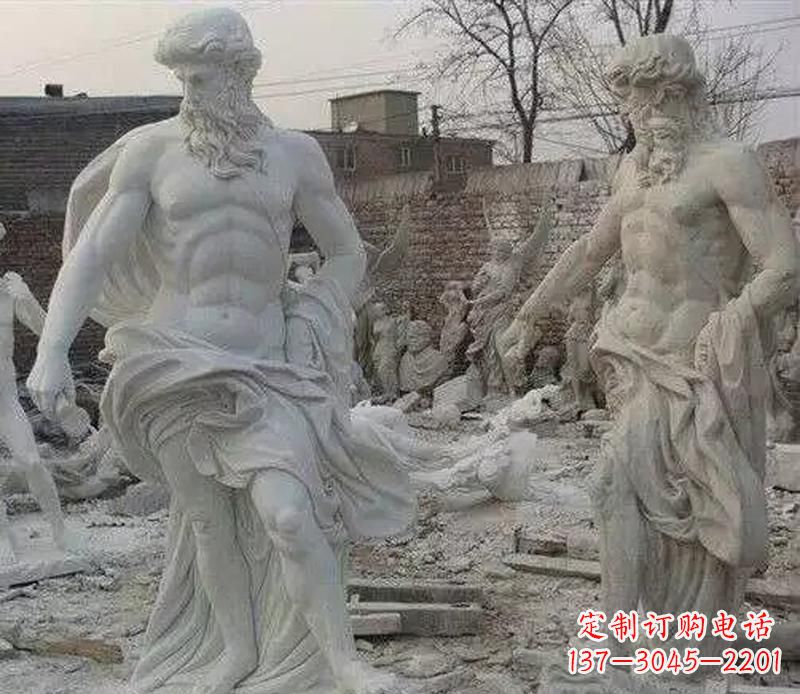 廊坊西方阿基米德人物石雕