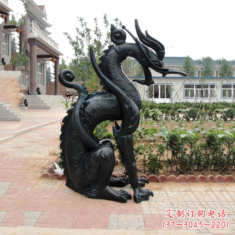 廊坊西方龙动物神兽雕塑