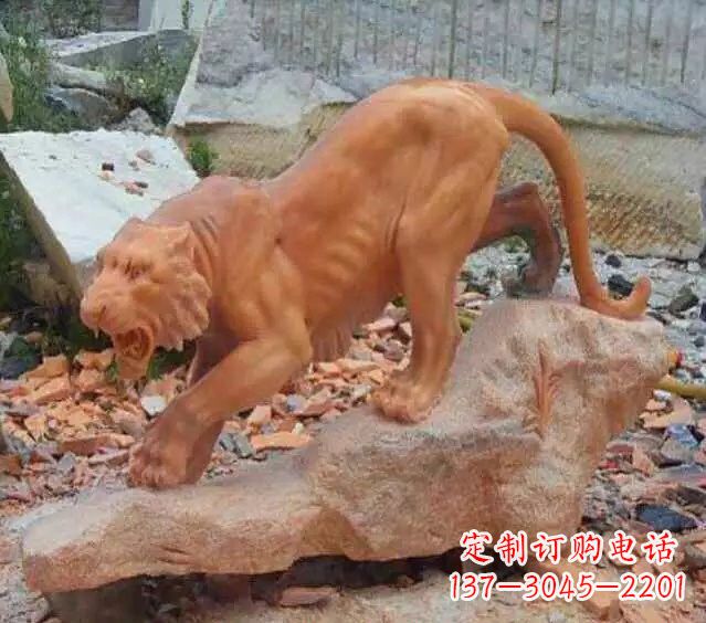廊坊下山老虎石雕222