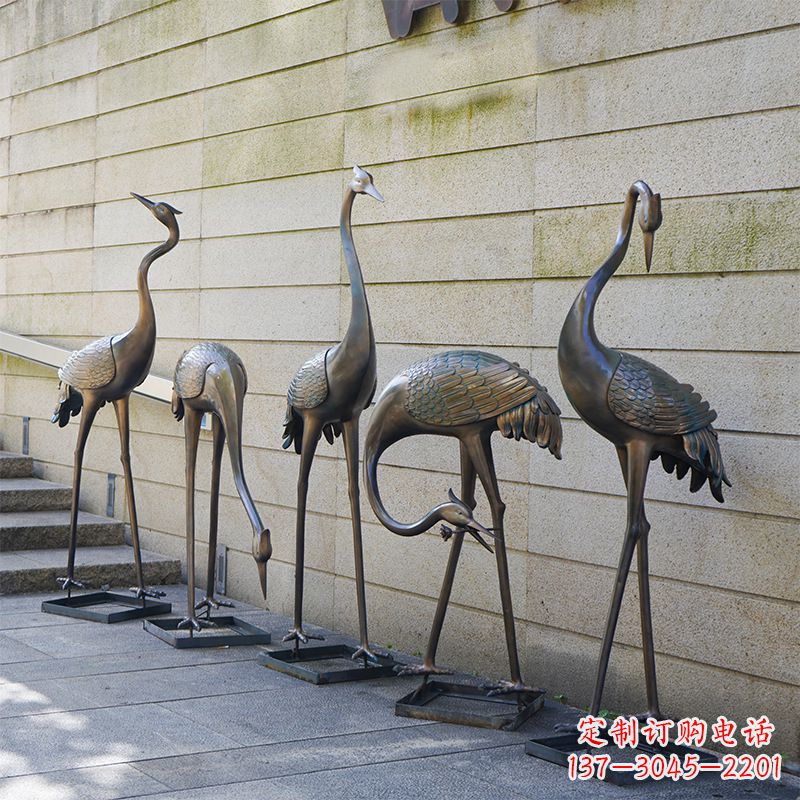 廊坊仙鹤不锈钢雕塑