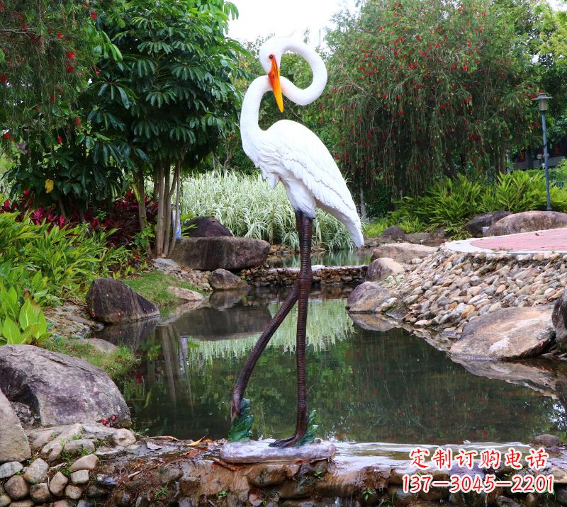 廊坊仙鹤雕塑摆件
