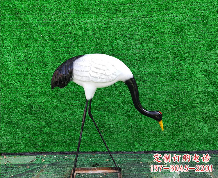 廊坊仙鹤头雕塑