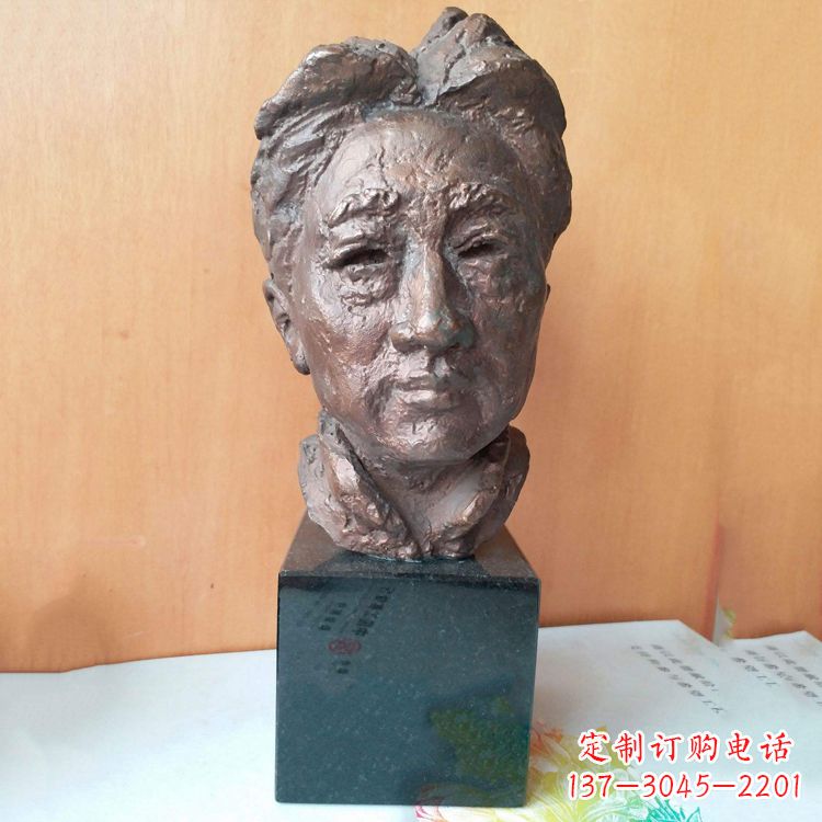 廊坊现代画家徐悲鸿先生头像雕塑