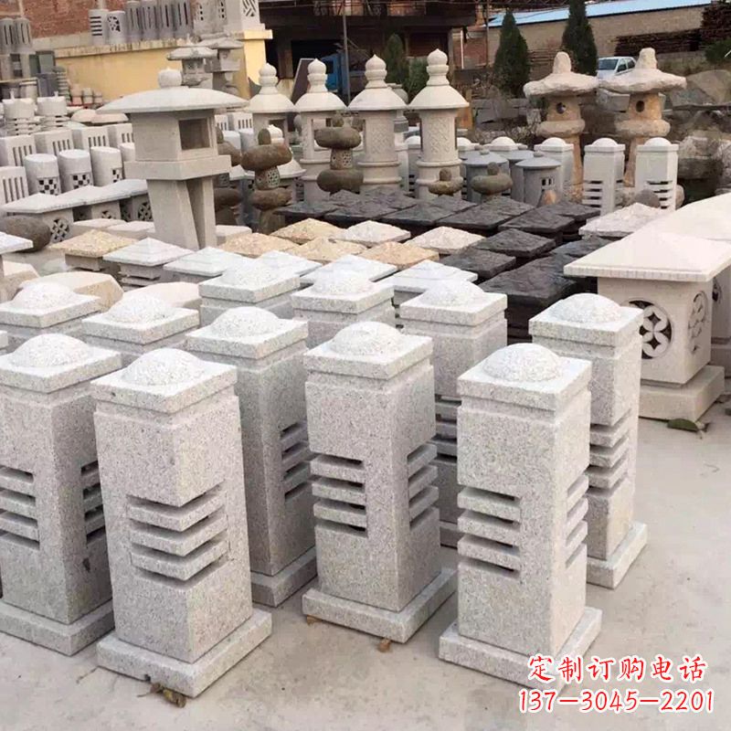 廊坊现代简约石雕灯笼
