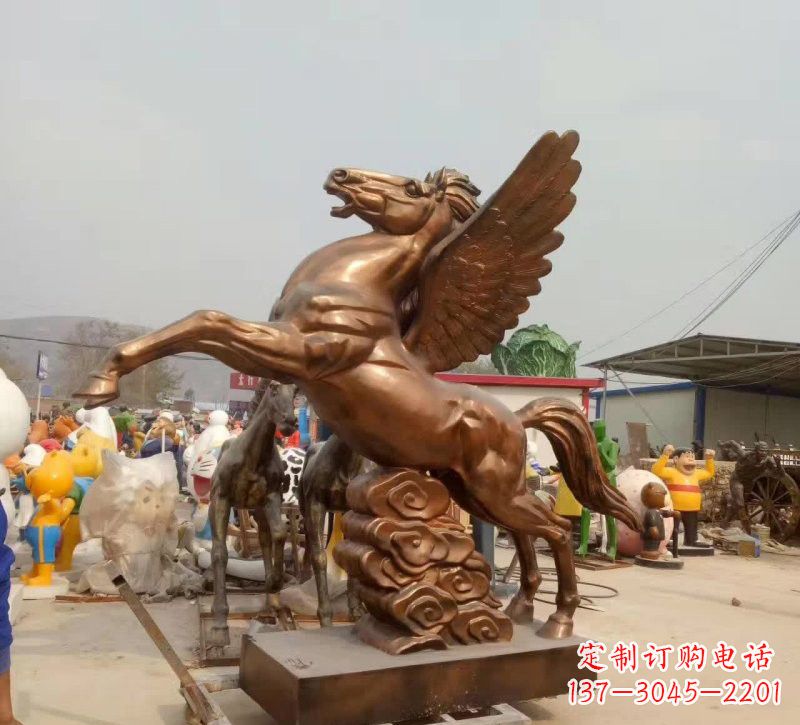 廊坊祥云飞马铜雕