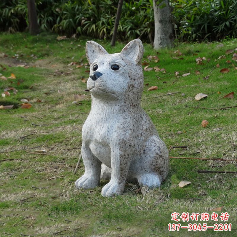 廊坊小狗花岗岩石雕