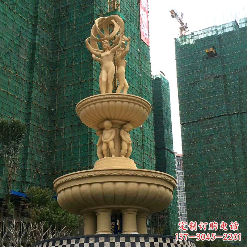 廊坊小区大型欧式人物景观喷泉