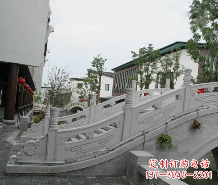廊坊小区景观大理石拱桥