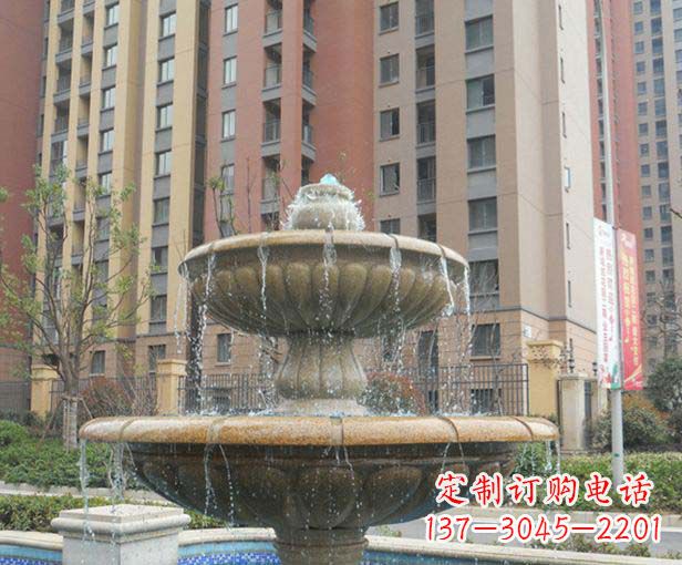 廊坊小区景观大理石喷泉石雕