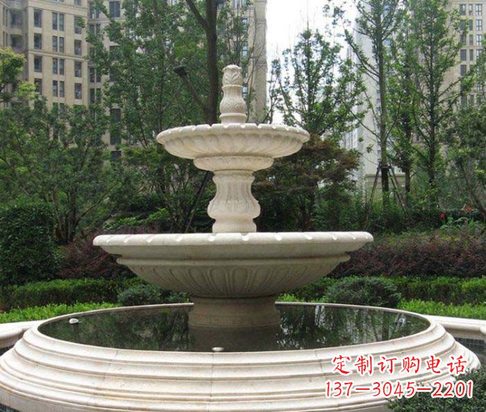 廊坊小区景观欧式喷泉石雕 (2)