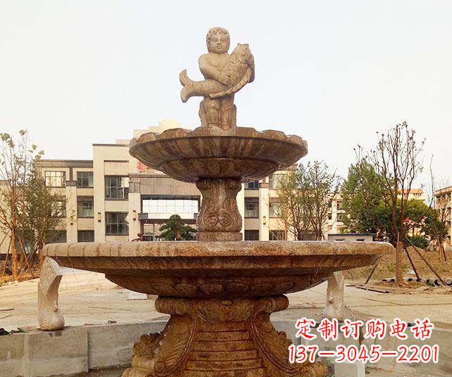 廊坊小区景观欧式喷泉石雕