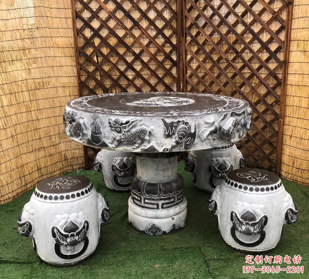 廊坊小区休闲创意石桌凳