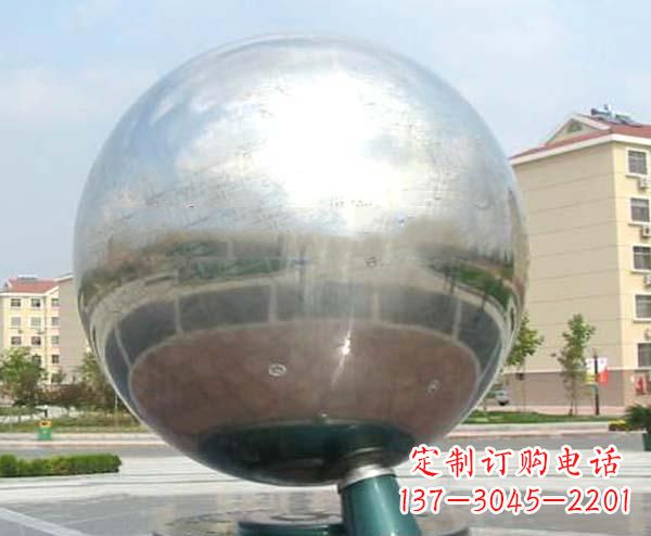 廊坊校园不锈钢抽象地球仪雕塑