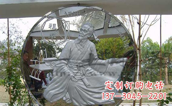 廊坊校园不锈钢名人浮雕